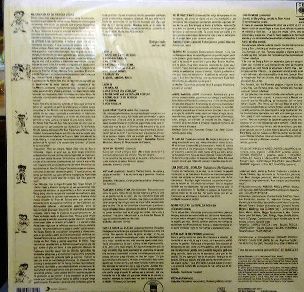 Andres Calamaro - Nadie Sale Vivo De Aqui - LP