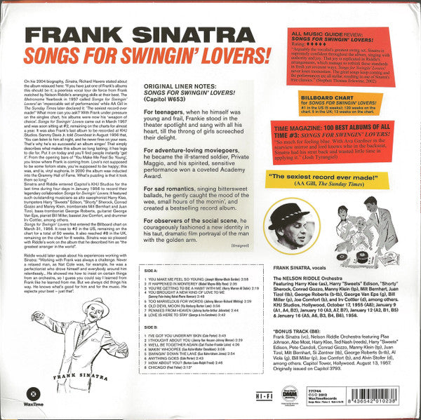 Frank Sinatra – Songs For Swingin' Lovers! - LP