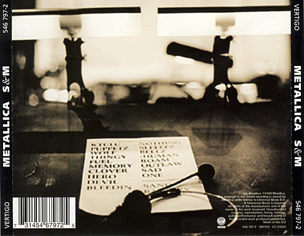 Metallica – S&M - CD