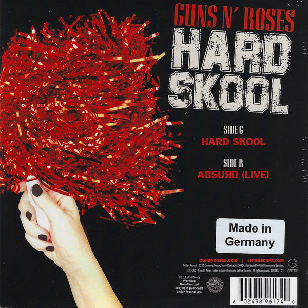 Guns N' Roses – Hard Skool - LP 7 Pulgadas
