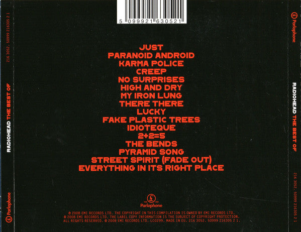 Radiohead – The Best Of - CD