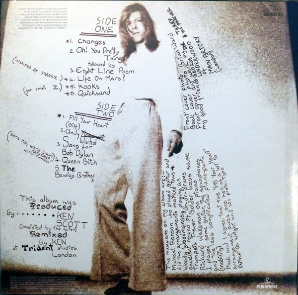 David Bowie – Hunky Dory - LP