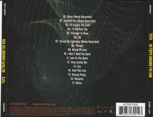 Toto – 40 Trips Around The Sun - Cd