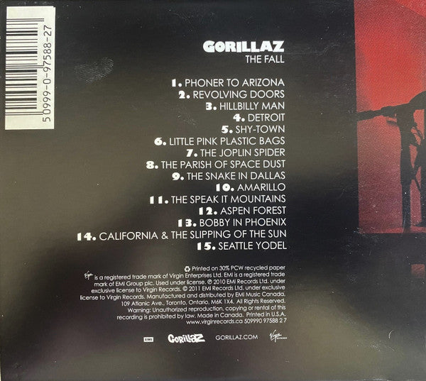 Gorillaz – The Fall - CD