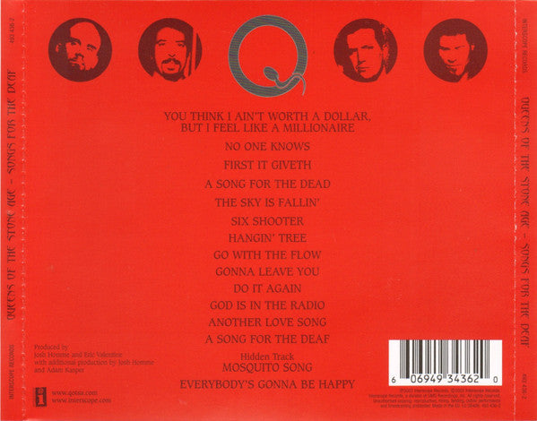 Queens Of The Stone Age – Songs For The Deaf - CD