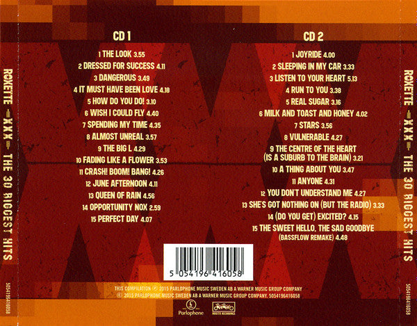 Roxette – XXX (The 30 Biggest Hits) - CD