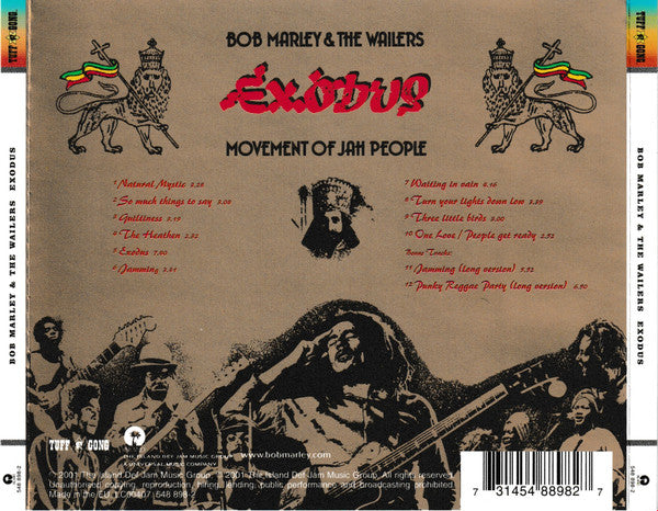 Bob Marley & The Wailers – Exodus - CD