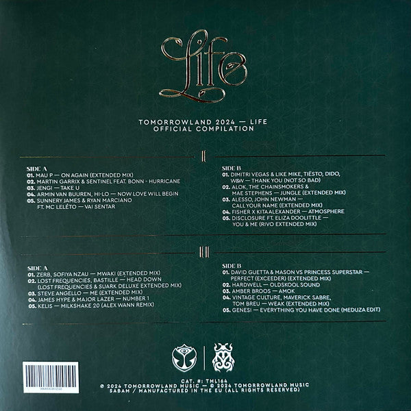 Various – Tomorrowland 2024 - Life - Official Compilation - LP