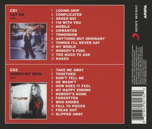 Avril Lavigne - Let Go/Under My Skin - CD Doble