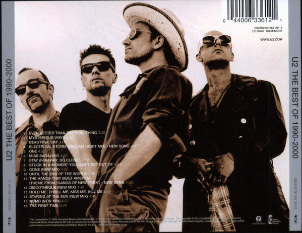 U2 – The Best Of 1990-2000 - CD