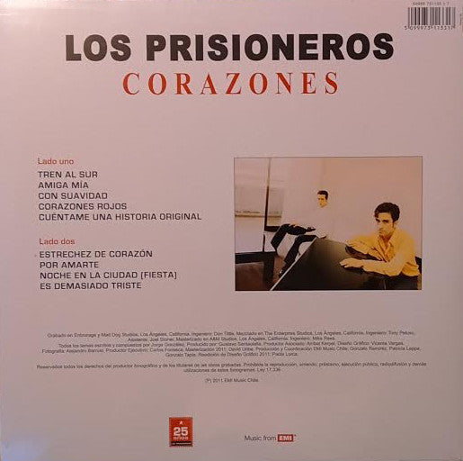 Los Prisioneros – Corazones - LP