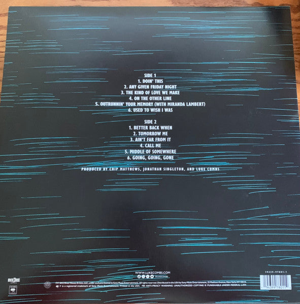 Luke Combs – Growin' Up - LP