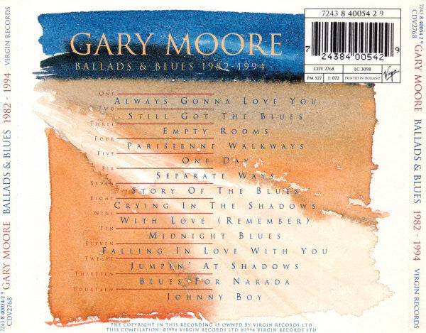 Gary Moore – Ballads & Blues 1982 - 1994 CD