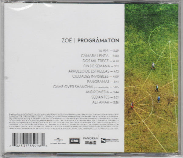 Zoé – Prográmaton - CD
