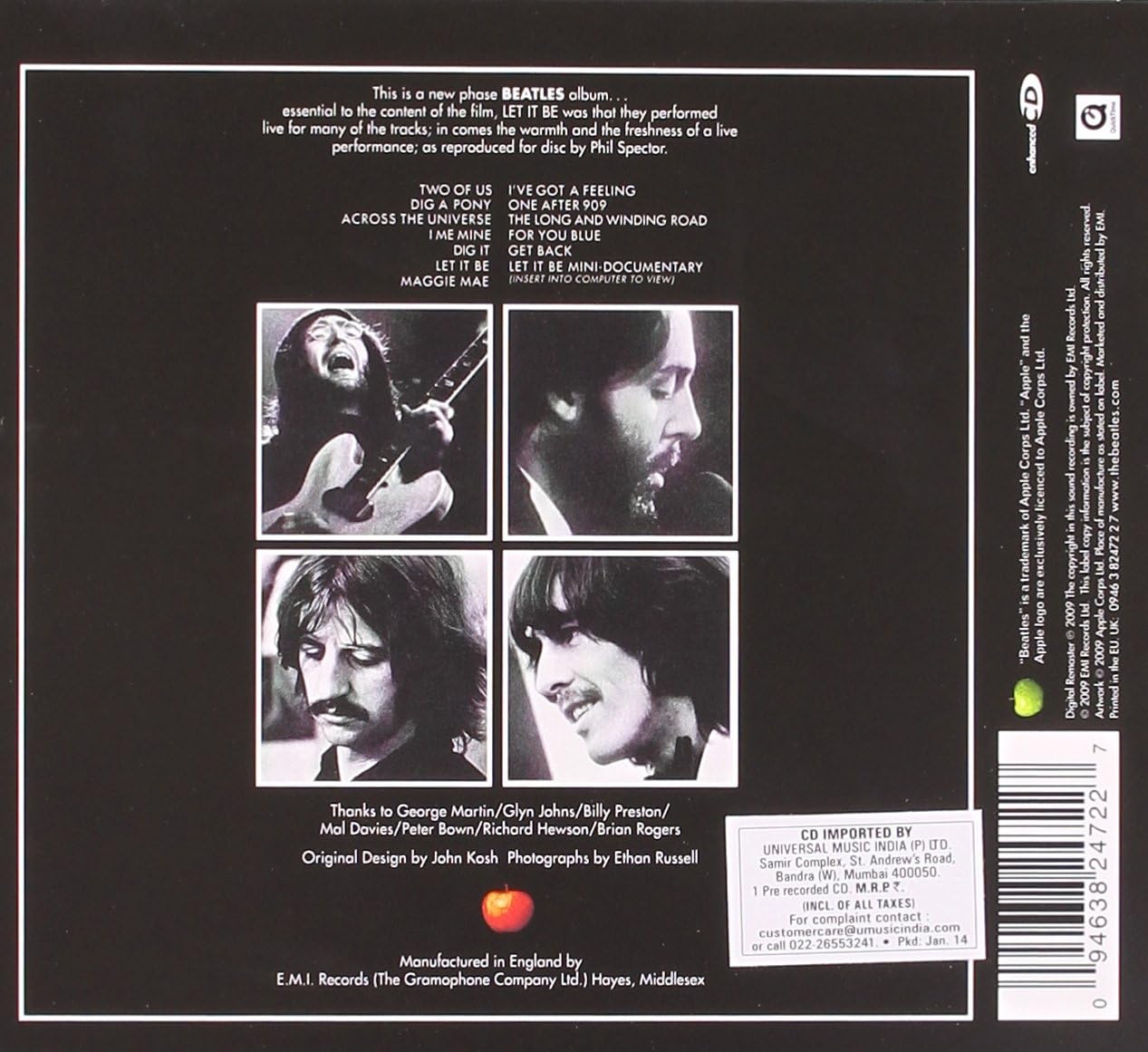 The Beatles - Let It Be CD