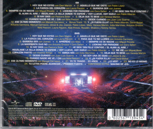 Alejandro Sanz – +ES+ El Concierto - CD+DVD