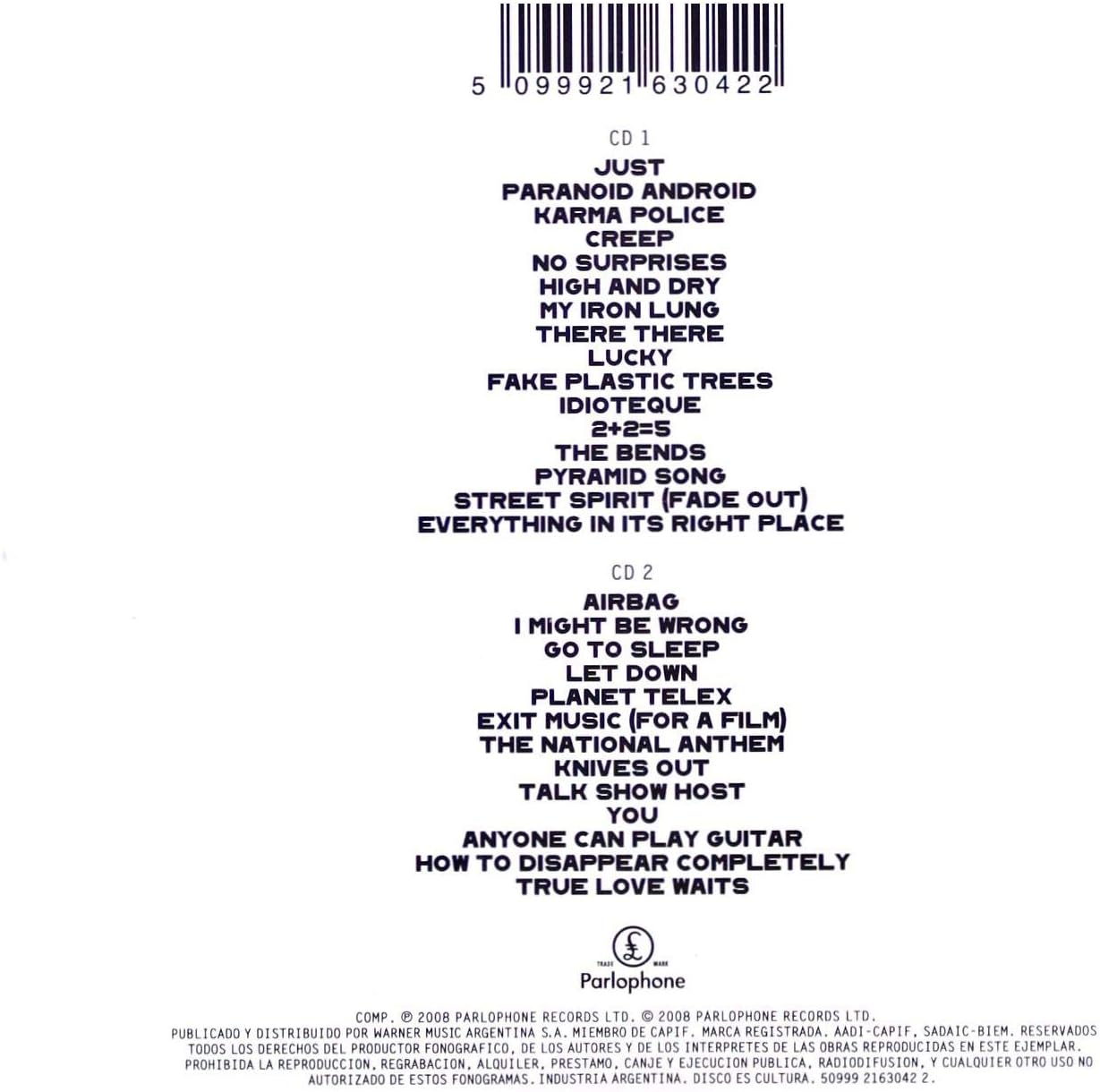 Radiohead – The Best Of - CD Doble