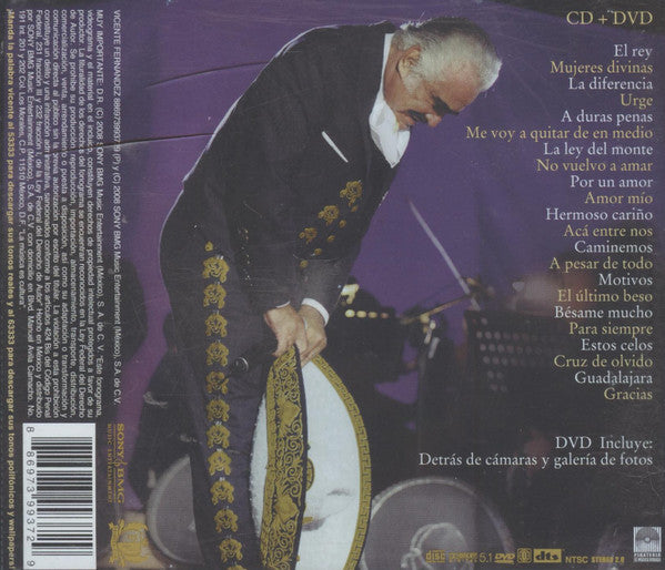 Vicente Fernandez – Primera Fila - CD+DVD