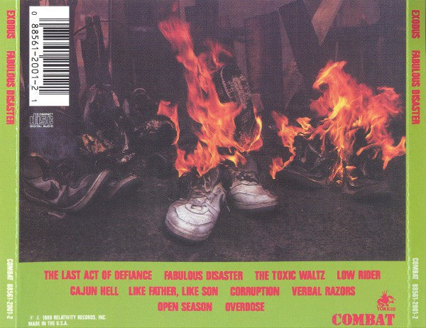 Exodus – Fabulous Disaster - CD