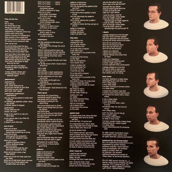 Devo – Oh, No! It's Devo LP