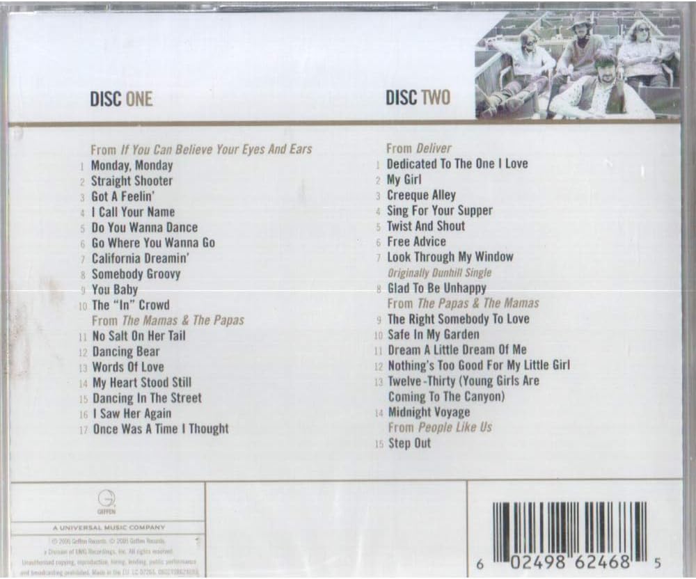 The Mamas & The Papas – Gold CD