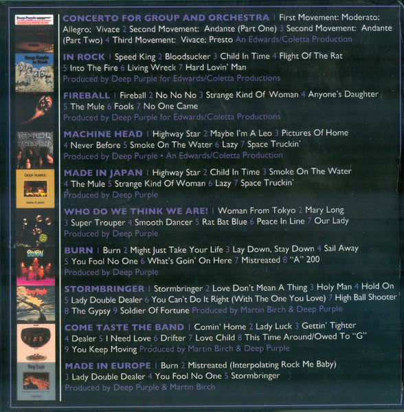 Deep Purple – The Complete Albums 1970-1976 - CD ( 10 Cds )