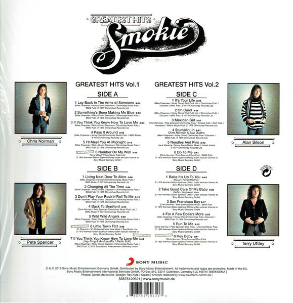 Smokie – Greatest Hits Vol.1 & Vol.2 - LP