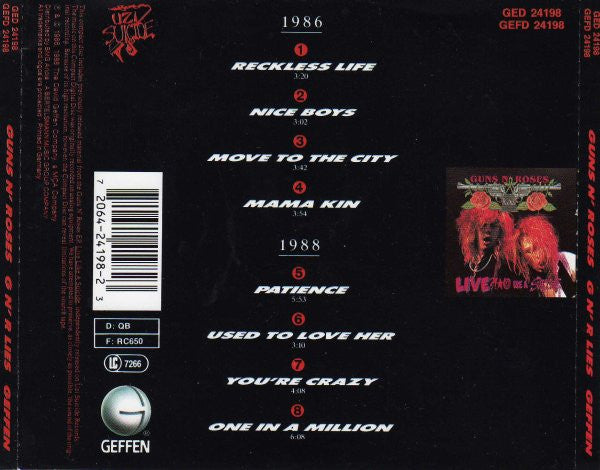 Guns N Roses - Lies CD