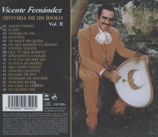 Vicente Fernandez – Historia De Un Idolo Vol. II - CD