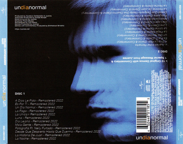 Juanes – Un Día Normal (20th Anniversary Edition) - CD