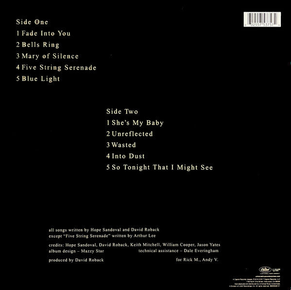 Mazzy Star – So Tonight That I Might See - LP