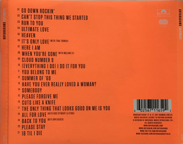 Bryan Adams – Ultimate - CD