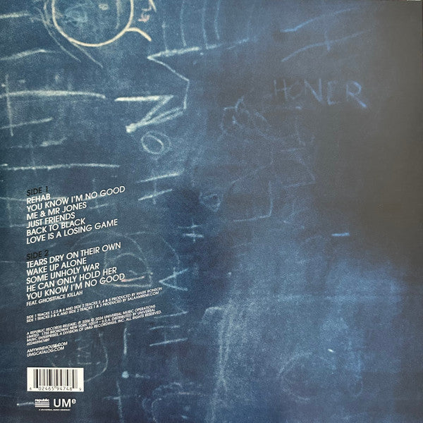 Amy Winehouse – Back To Black - LP Negro/Azul