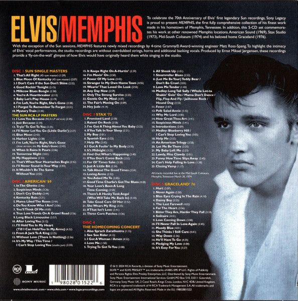 Elvis Presley – Memphis CD Box Set