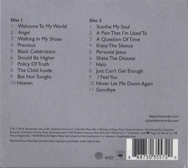 Depeche Mode – Live In Berlin (Soundtrack) - CD