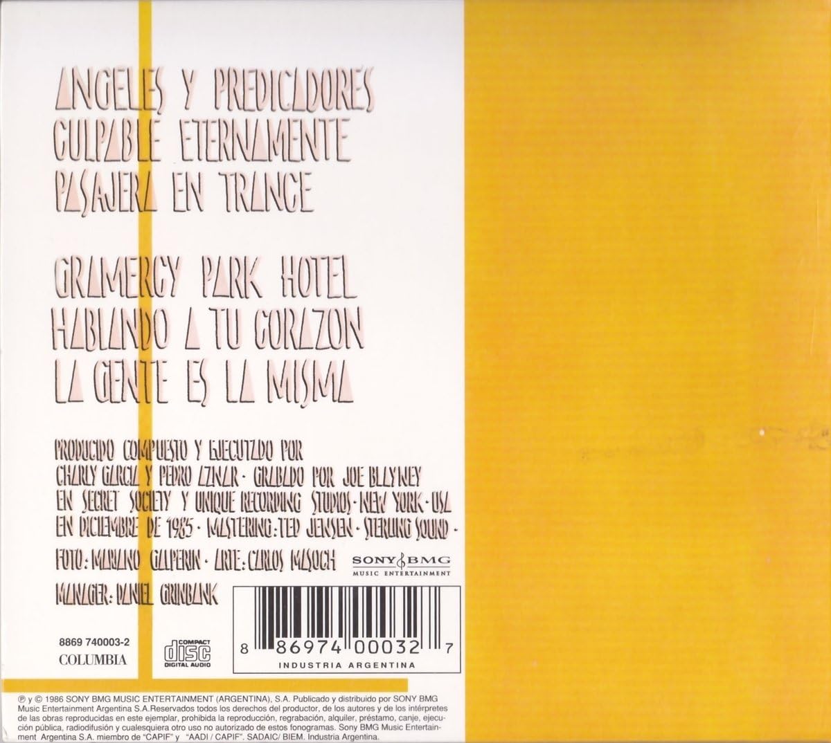 Charly Garcia - Tango CD