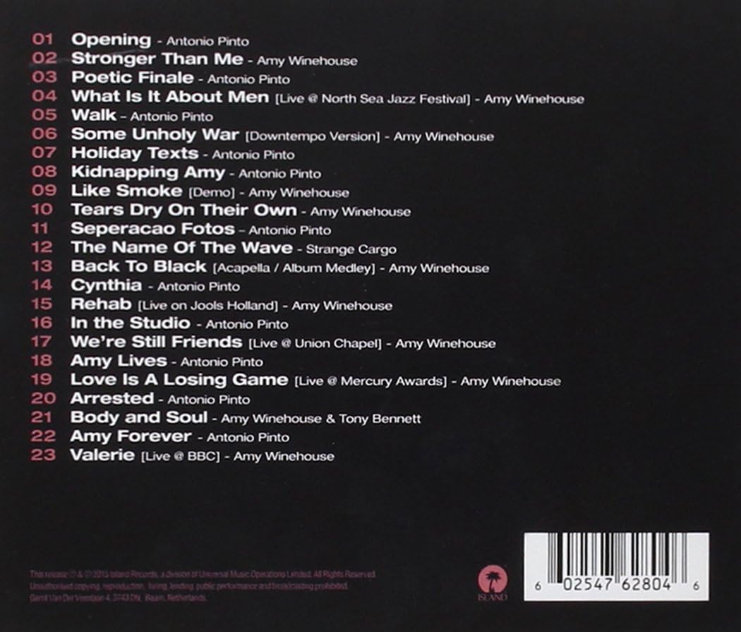 Amy Winehouse – Amy Soundtrack CD
