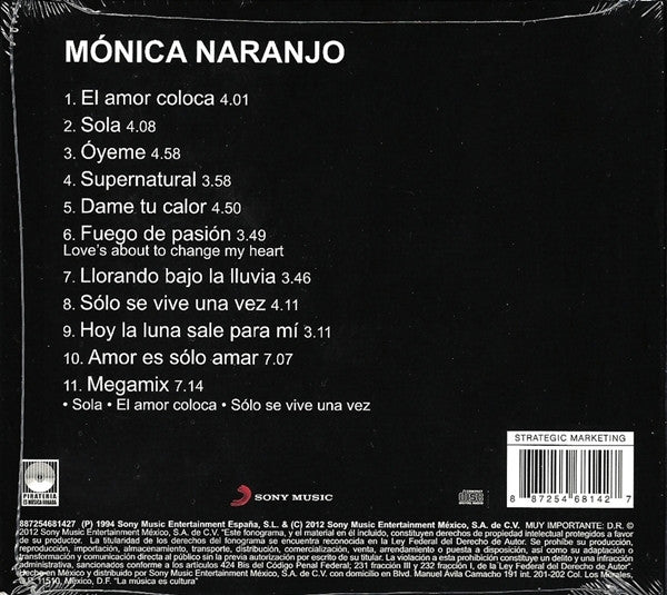 Mónica Naranjo – Mónica Naranjo - CD