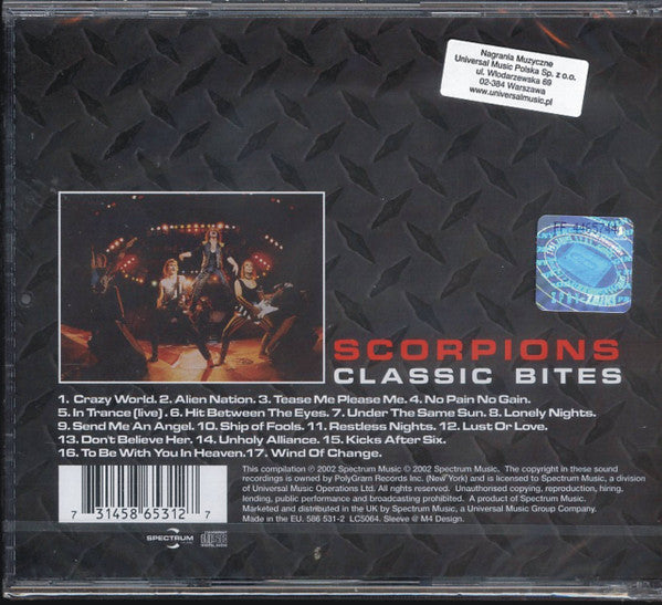 Scorpions – Classic Bites - Cd