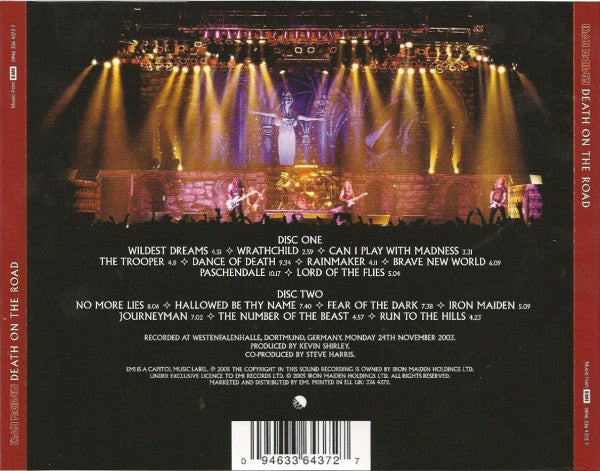 Iron Maiden – Death On The Road - CD