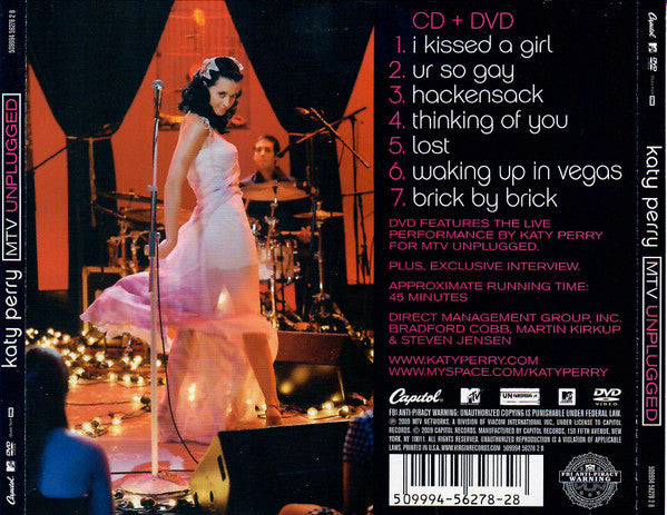 Katy Perry – MTV Unplugged - CD+DVD