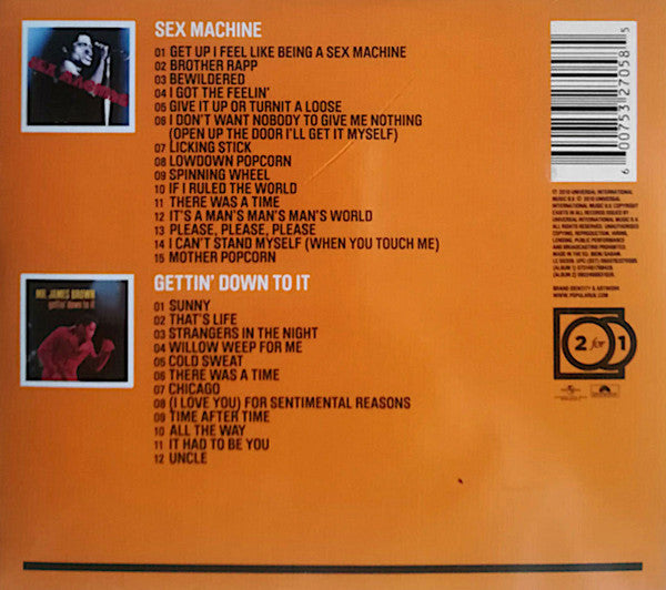 James Brown – Sex Machine + Gettin' Down To It - CD