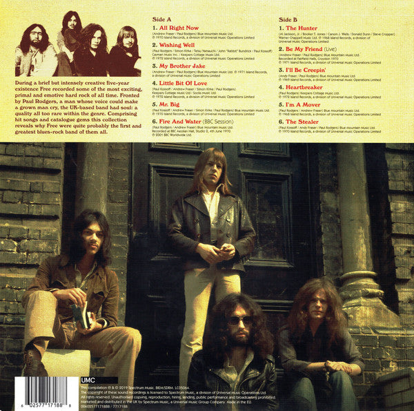 Free – All Right Now (The Collection) - LP