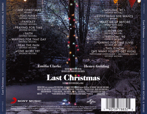 George Michael & Wham! – Last Christmas (The Original Motion Picture Soundtrack) - CD