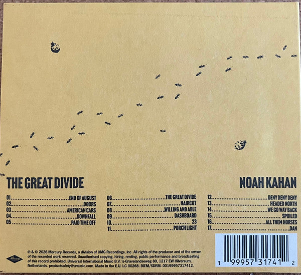 Noah Kahan – The Great Divide - CD