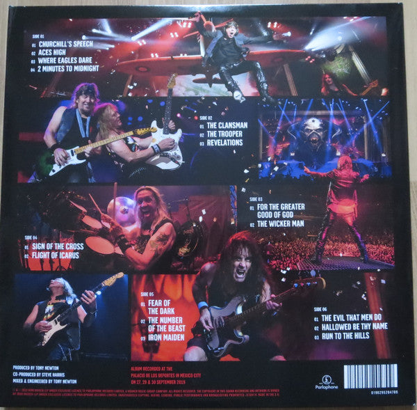 Iron Maiden – Nights Of The Dead, Legacy Of The Beast: Live In Mexico City - LP TRICOLOR