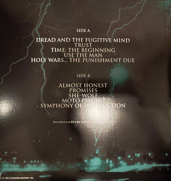 Megadeth - Unplugged In Boston - Lp Transparente