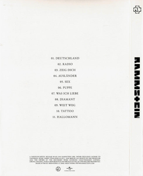 Rammstein – Untitled - CD Special Edition