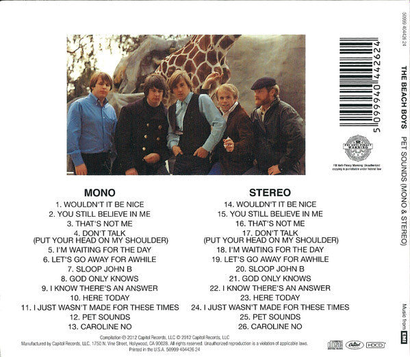 The Beach Boys – Pet Sounds - CD
