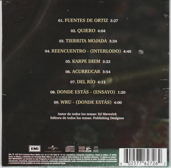 Ed Maverick – Mix Pa Llorar En Tu Cuarto - CD